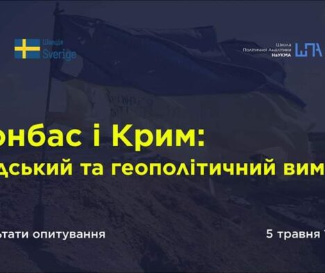 РЕЗУЛЬТАТИ ОПИТУВАННЯ “Донбас і Крим: людський та геополітичний виміри”
