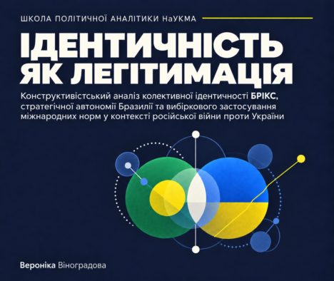 Ідентичність як легітимація. Конструктивістський аналіз колективної ідентичності БРІКС, стратегічна автономія Бразилії та вибіркове застосування міжнародних норм у контексті російської війни проти України